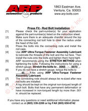 Load image into Gallery viewer, Early B2XX ARP Connecting Rod Bolt Kit