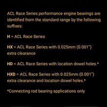 Load image into Gallery viewer, ACL Main Bearing Sets
